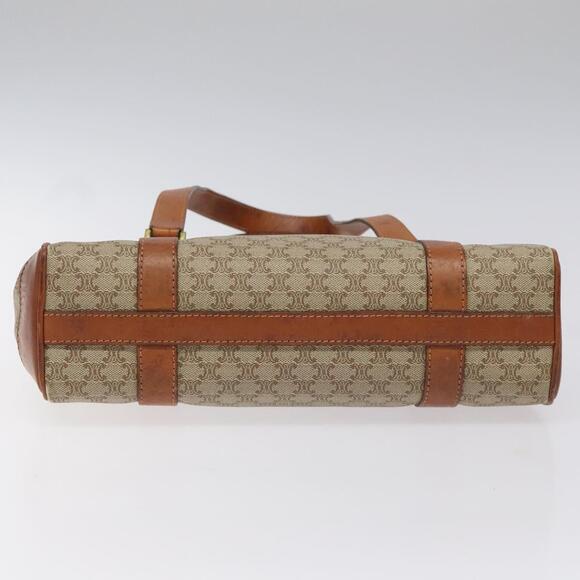 CELINE Macadam Canvas Hand Bag Beige - Picture 9 of 13